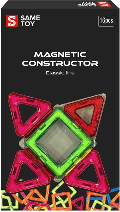 Магнітний конструктор Same Toy Classic line 16 ел. (MCST-16)